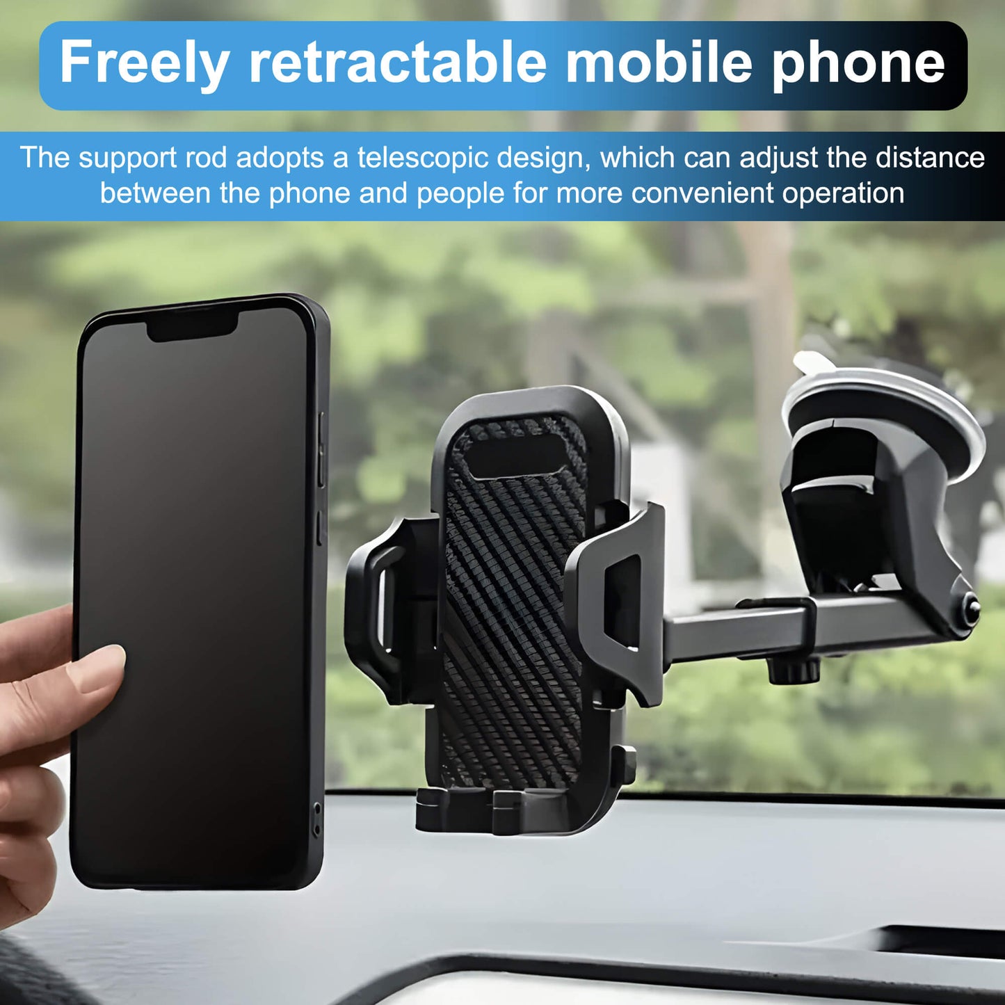 AutoEdge™ 3 in 1 Car Phone Holder