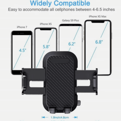 AutoEdge™ Car Phone Holder 3 in 1 Dashboard, Windshield & Air Vent Mount
