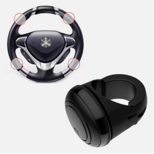 AutoEdge™ Steering Wheel Aid – Car & Truck Booster Ball Spinner Knob