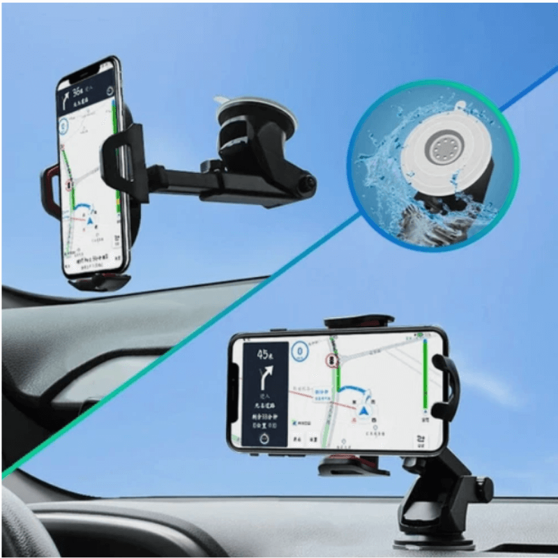 AutoEdge™ Car Phone Holder 3 in 1 Dashboard, Windshield & Air Vent Mount